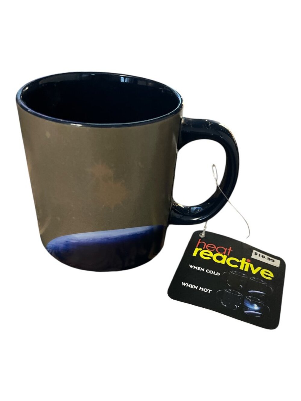 Heat Reactive Celestial Sky Color Changing Mug 16 oz New With Tags Space Planet